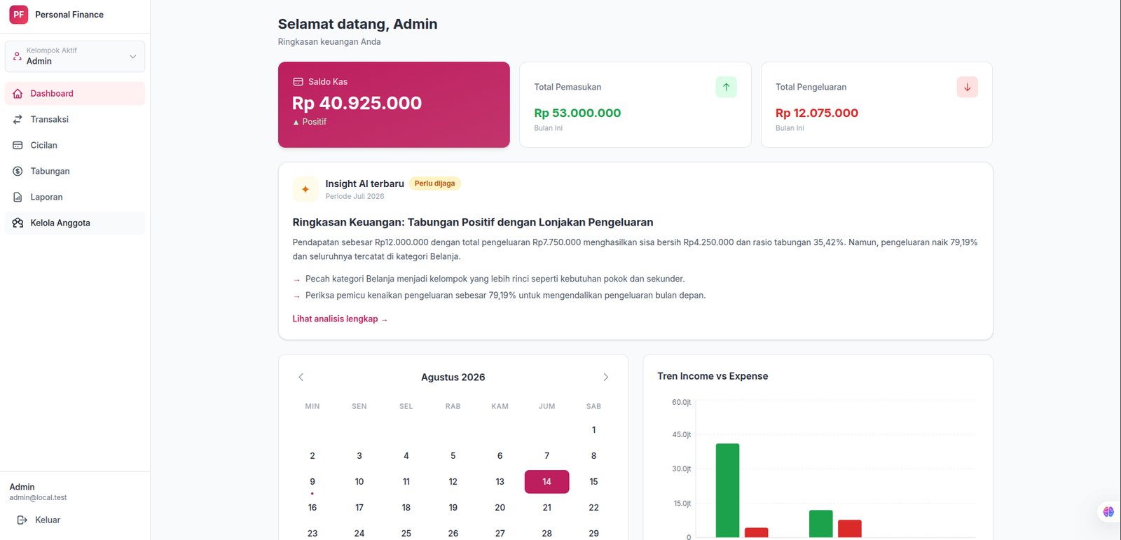 Personal Finance Tracker